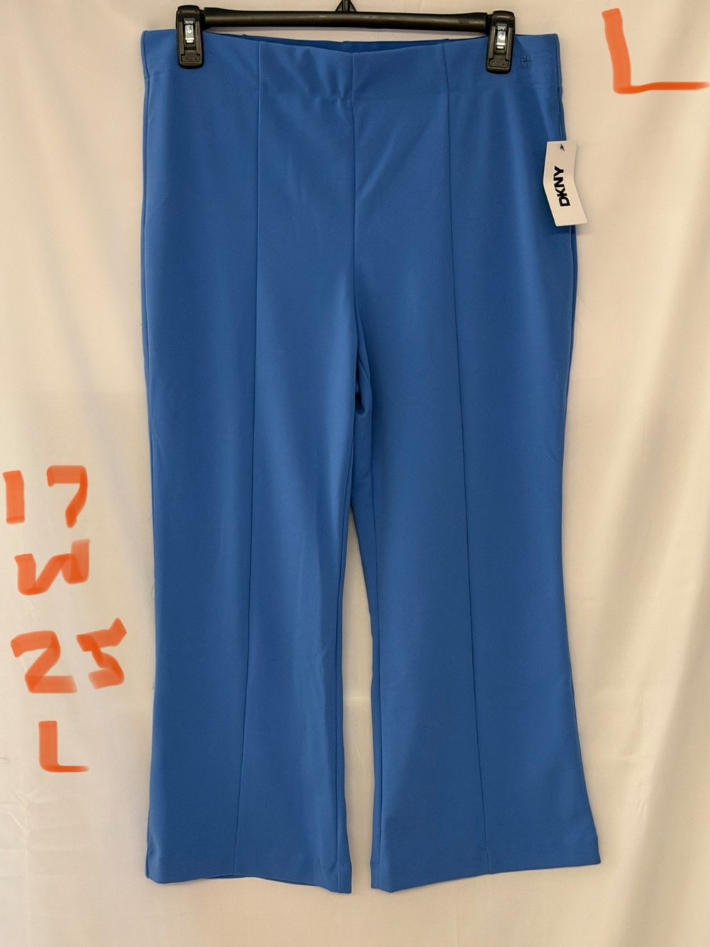 DKNY Electric Blue Boot-Cut Dress Pants